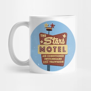 Retro Stars Motel t-shirt - reminiscent of Route 66 Mug